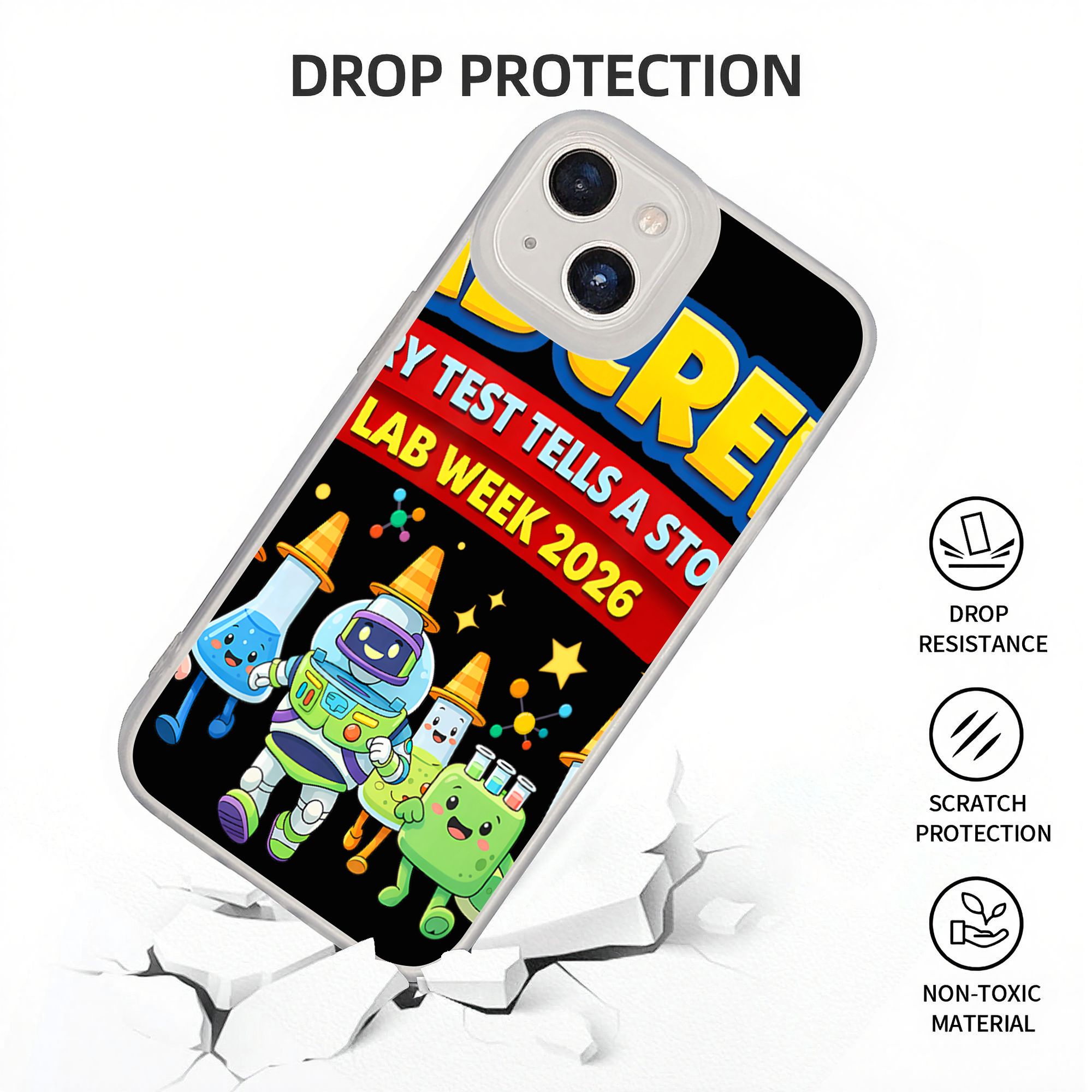 Medical Lab Tech - Nova Capa de Celular Antichoque Armor