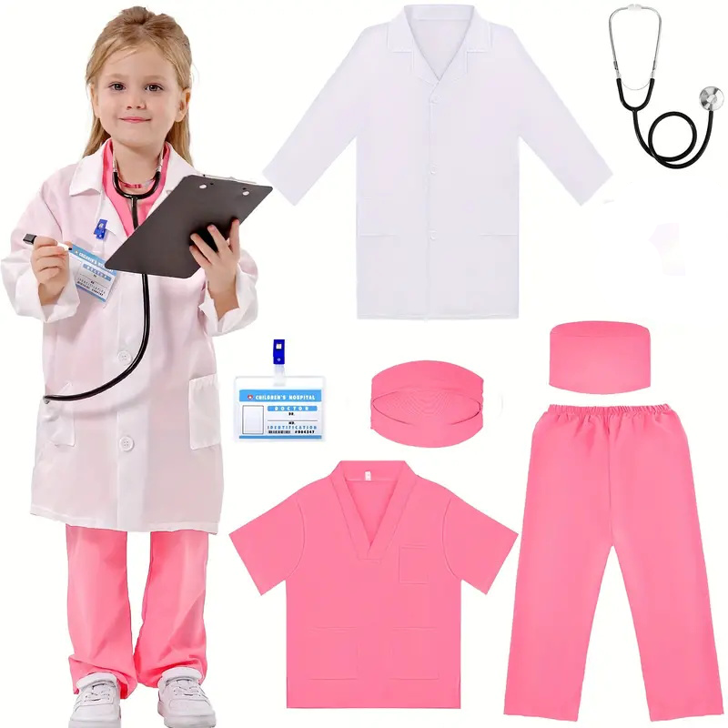 Medical Lab Units - 7 pçs crianças médico enfermeira cosplay