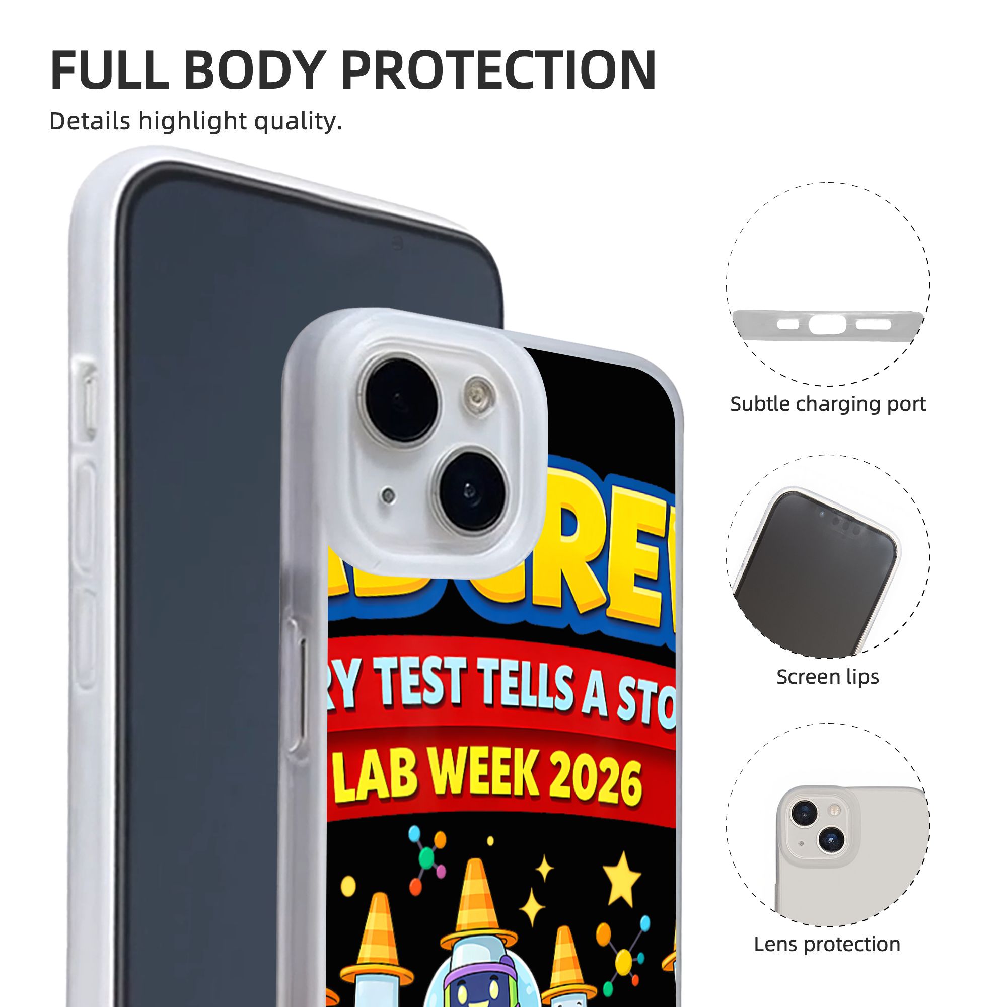 Nova Capa de Celular Antichoqu - Medical Lab Tech avaliação e preço