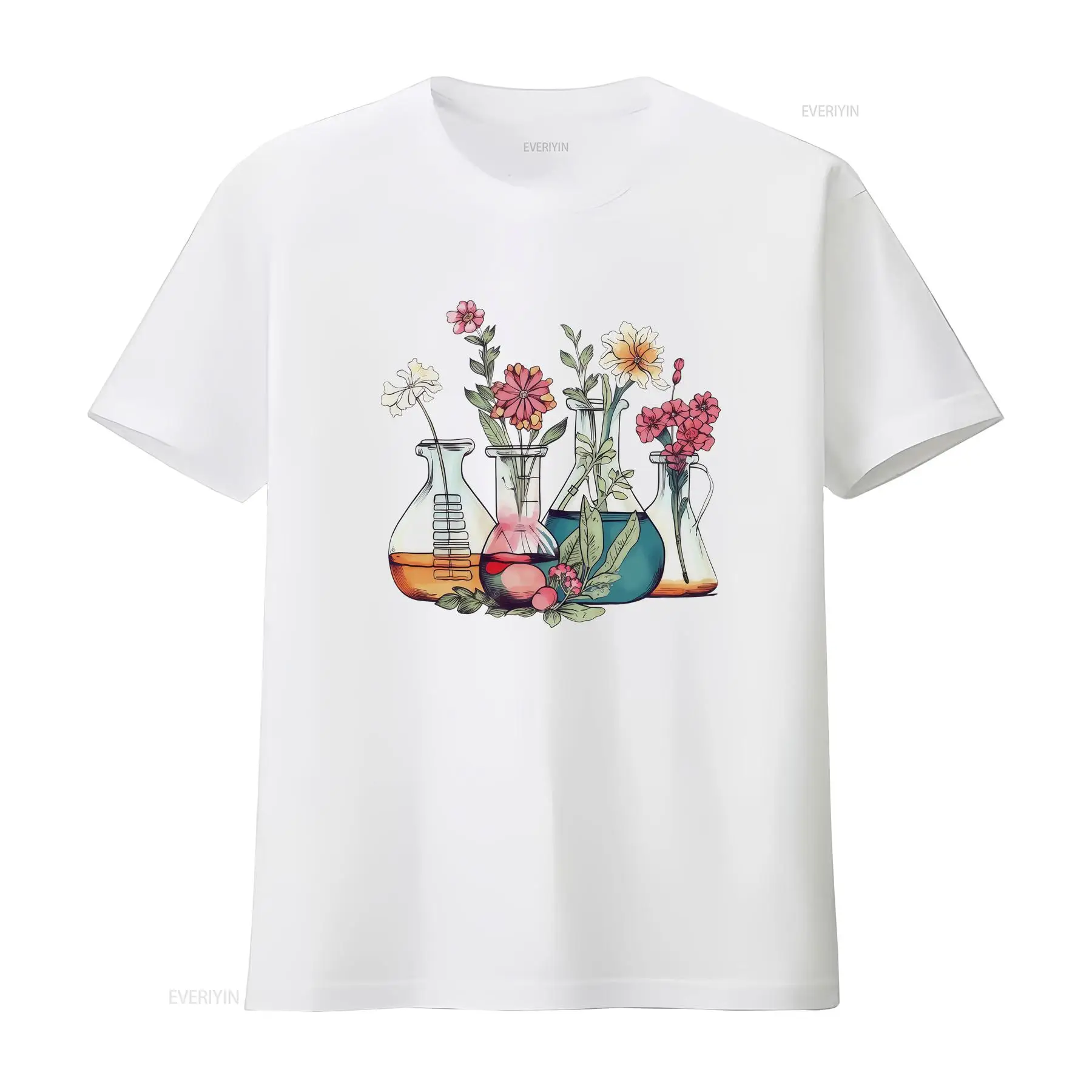 Camiseta de Laboratório Floral - Medical Lab Tech avaliação e preço